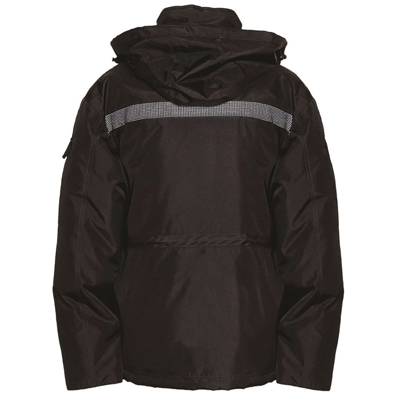 PARKA HEAVY REFLECHISSANTE 230GR DEPERLANT NOIR