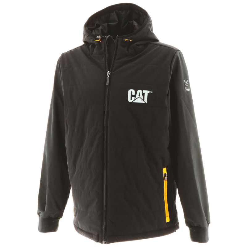BLOUSON TECH HYBRID CATERPILLAR NOIR