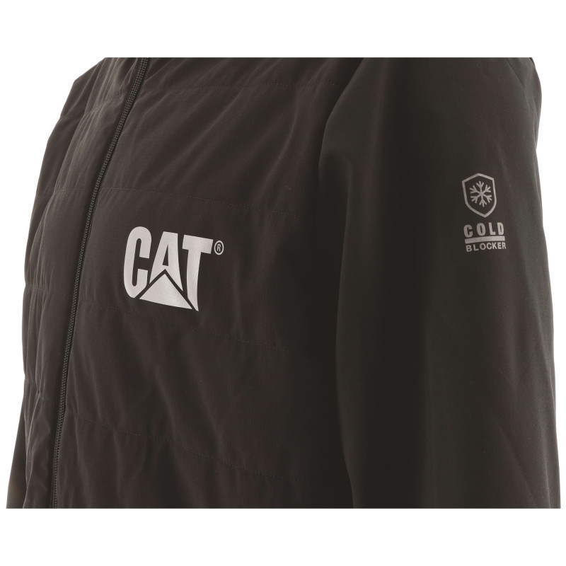 BLOUSON TECH HYBRID CATERPILLAR NOIR