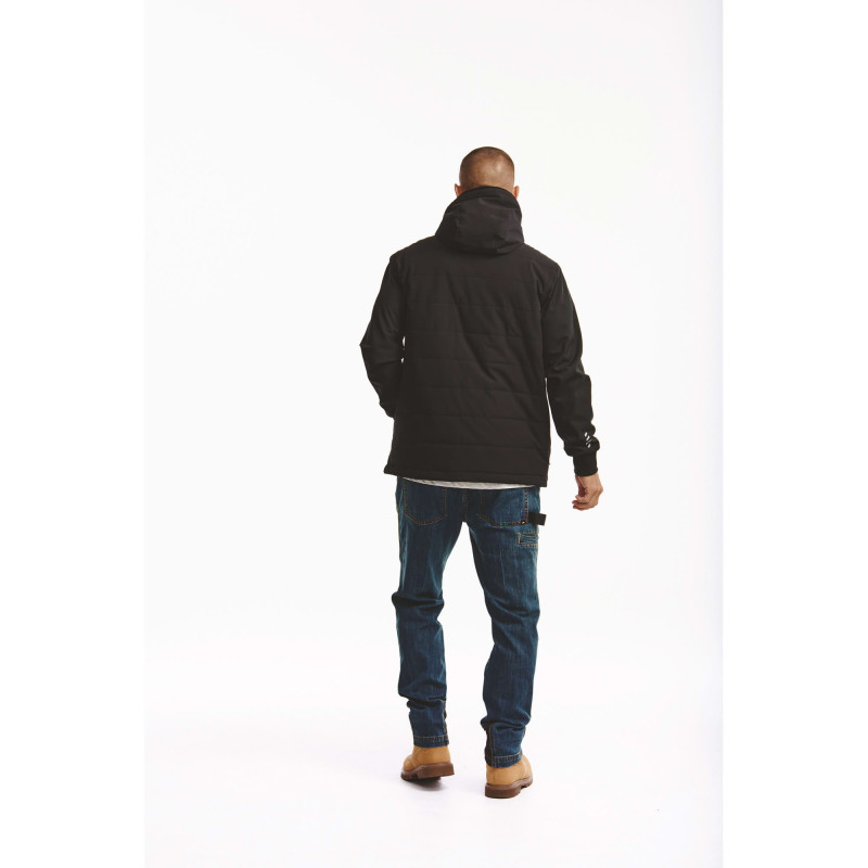 BLOUSON TECH HYBRID CATERPILLAR NOIR