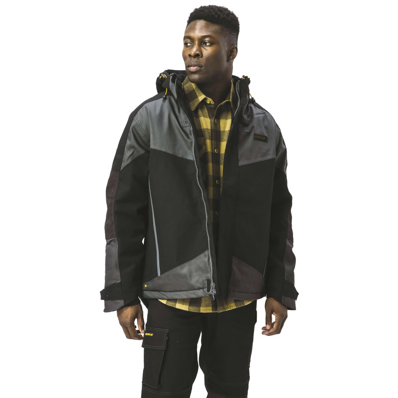 BLOUSON A CAPUCHE TRITON JACKET NOIR