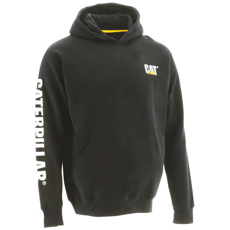 SWEATSHIRT TRADEMARK BANNER NOIR