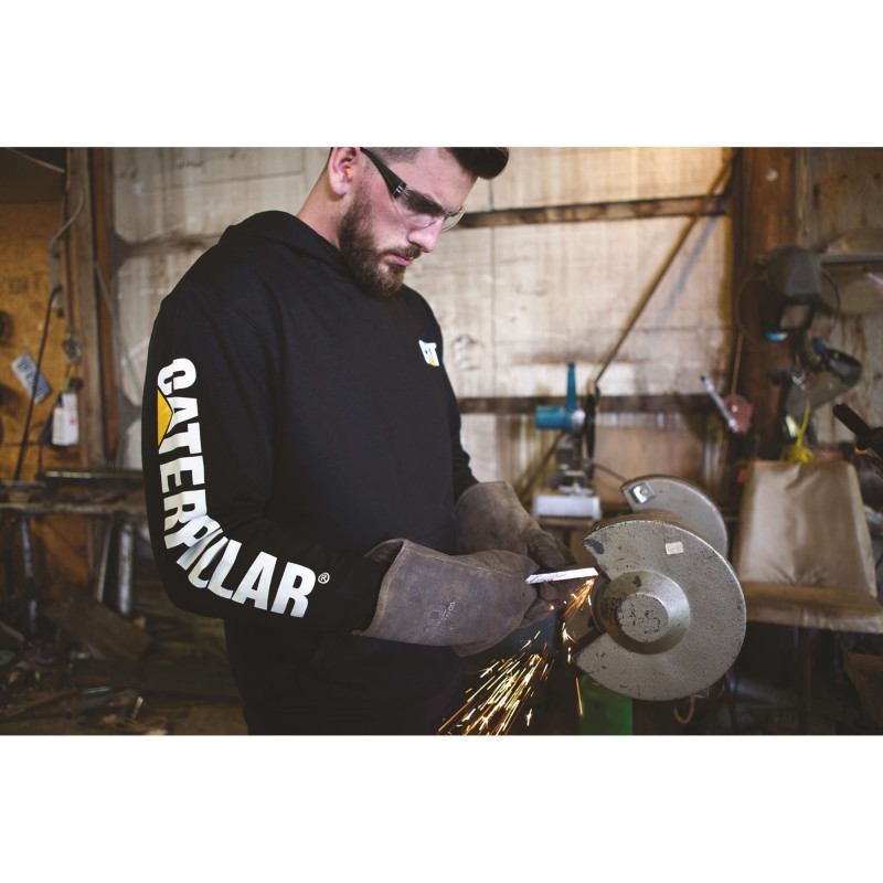 SWEATSHIRT TRADEMARK BANNER NOIR
