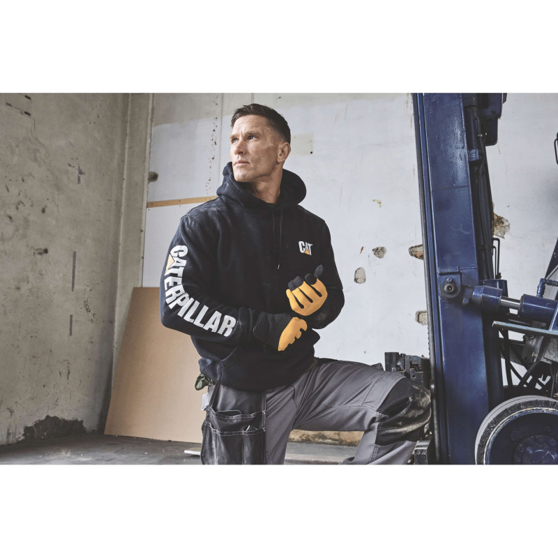 SWEATSHIRT TRADEMARK BANNER NOIR