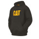 SWEATSHIRT A CAPUCHE TRADEMARK CATERPILAR NOIR W10646