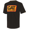 DIESEL POWER TEE TEE-SHIRT CATERPILLAR 100 % COTON NOIR/ORANGE