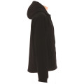 BLOUSON HOODED SHERPA LINED CAT NOIR
