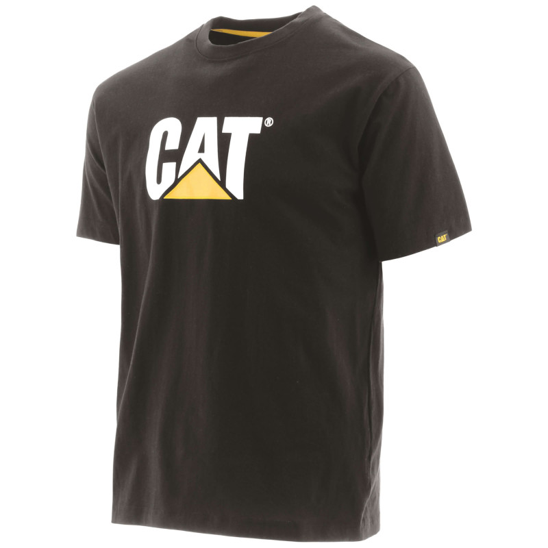 T-SHIRT LOGO CAT NOIR