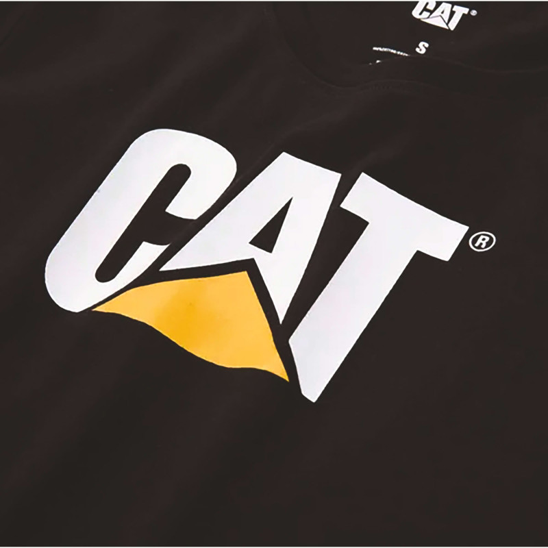 T-SHIRT LOGO CAT NOIR