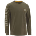 T-SHIRT MANCHES LONGUES TRADEMARK BANNER ARMY MOSS