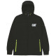 BLOUSON TECH HYBRID CATERPILLAR NOIR/FLUO