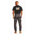 PANTALON ESSENTIAL KNEE POCKET GRIS NOIR CAT