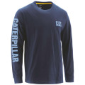 TEE-SHIRT MANCHES LONGUES BANNER BLEU MARINE