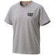 TEE-SHIRT TRADEMARK GRIS 88% COTON 12 % POLYESTER 200 GR