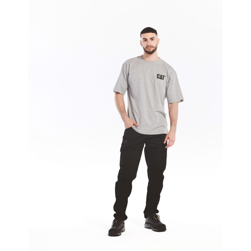 TEE-SHIRT TRADEMARK GRIS 88% COTON 12 % POLYESTER 200 GR