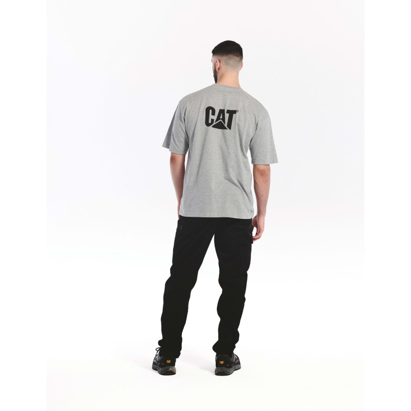 TEE-SHIRT TRADEMARK GRIS 88% COTON 12 % POLYESTER 200 GR