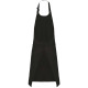 TABLIER COTON AVEC POCHE NOIR TU
