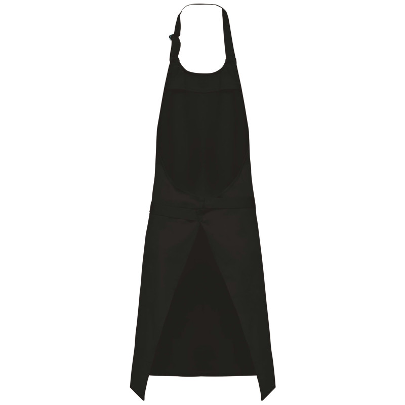 TABLIER COTON AVEC POCHE NOIR TU