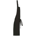 TABLIER COTON AVEC POCHE NOIR TU