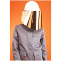 VISIERE POLYCARBONATE INCOLORE DOREE