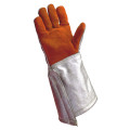 GANTS CUIR RHT DOS MANCHETTE ALU