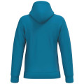 SWEAT-SHIRT CAPUCHE TROPICAL BLUE