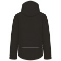 PARKA SOFTSHELL DOUBLEE CAPUCHE NOIR