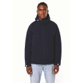 VESTE SOFTSHELL A CAPUCHE AMOVIBLE MARINE