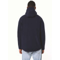 VESTE SOFTSHELL A CAPUCHE AMOVIBLE MARINE