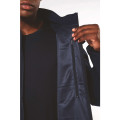 VESTE SOFTSHELL A CAPUCHE AMOVIBLE MARINE