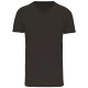 T-SHIRT MANCHES COURTES 100% COTON BIO COL V 145GR NOIR