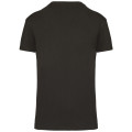 T-SHIRT MANCHES COURTES 100% COTON BIO COL V 145GR NOIR