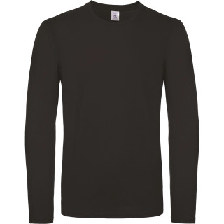 T-SHIRT MANCHES LONGUES 145GR NOIR COL ROND