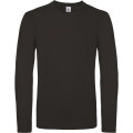T-SHIRT MANCHES LONGUES 145GR NOIR COL ROND