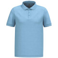 POLO MANCHES COURTES HOMME SKY BLUE 180GR