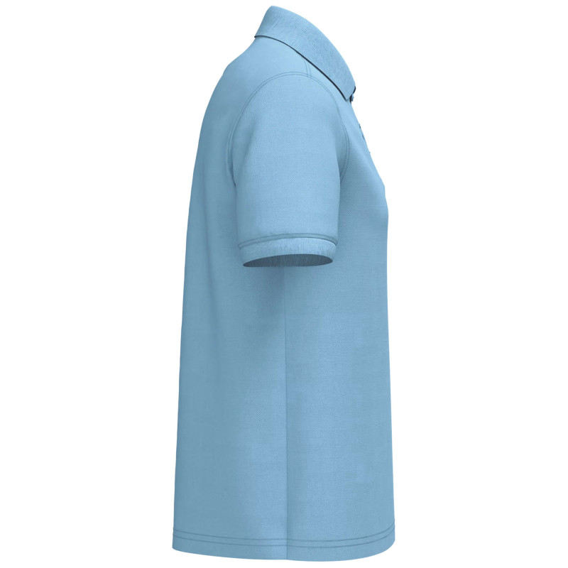 POLO MANCHES COURTES HOMME SKY BLUE 180GR