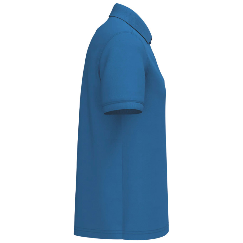 POLO MANCHES COURTES HOMME LIGHT ROYAL BLUE 180GR