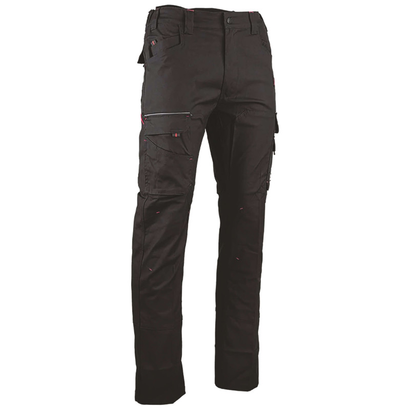 PANTALON STRETCH BASALTE LMA NOIR 
