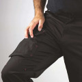 PANTALON STRETCH BASALTE LMA NOIR 
