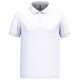 POLO PIQUE MANCHES COURTES HOMME 180GR BLANC