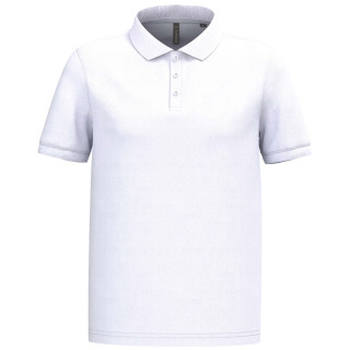 POLO PIQUE MANCHES COURTES HOMME 180GR BLANC