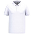 POLO PIQUE MANCHES COURTES HOMME 180GR BLANC