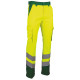 PANTALON BICOLORE HV JAUNE/VERT BALISE