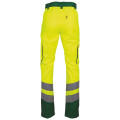 PANTALON BICOLORE HV JAUNE/VERT BALISE