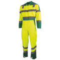 COMBINAISON 2 ZIP JAUNE/VERT HV 

