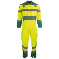 COMBINAISON 2 ZIP JAUNE/VERT HV 
