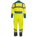 COMBINAISON 2 ZIP JAUNE/VERT HV 
