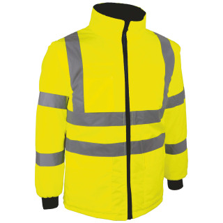 BLOUSON INTEMPERIES 2 EN 1 HV JAUNE 
