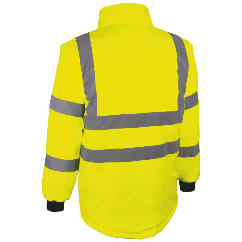 BLOUSON INTEMPERIES 2 EN 1 HV JAUNE 
