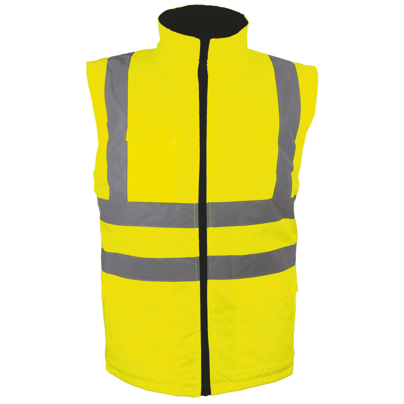BLOUSON INTEMPERIES 2 EN 1 HV JAUNE 
